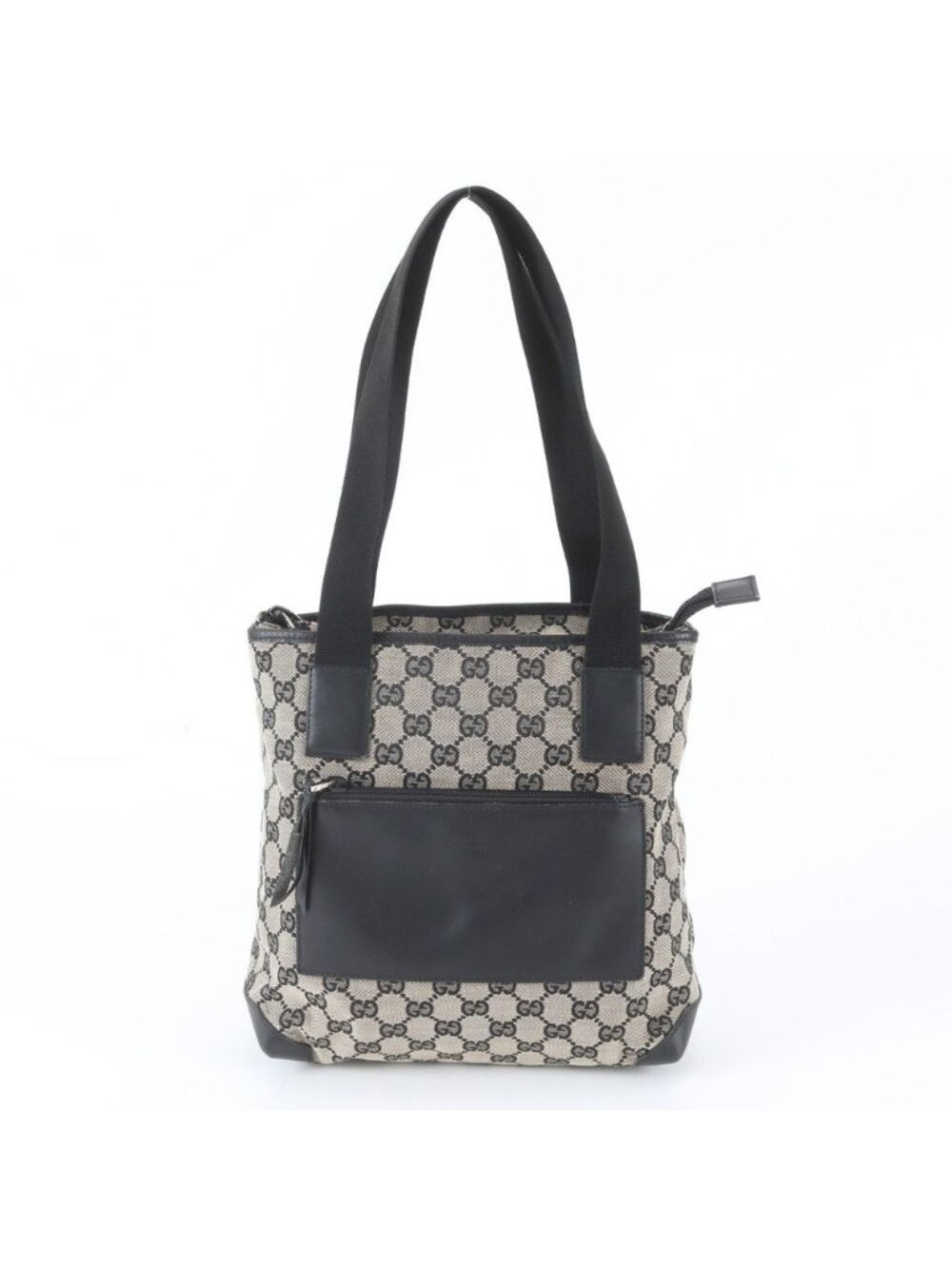 Gucci GG Canvas Leather Tote Bag Shoulder